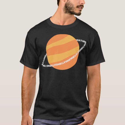 Saturn T-shirt (Voorkant)