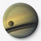 Saturn Tableware from the Celestial Collection Papieren Bordje (Voorkant)