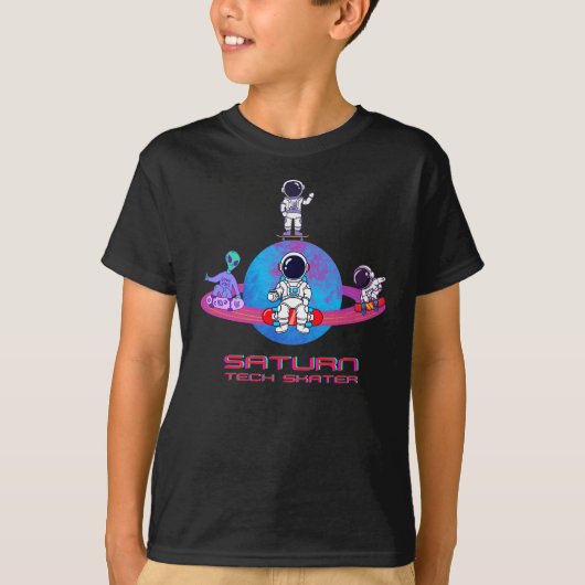 Saturn Tech Skater T-shirt (Voorkant)