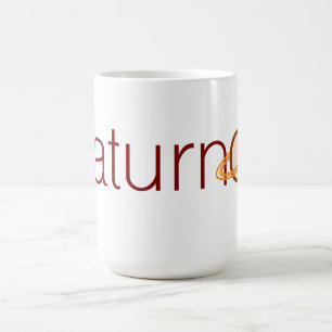 Saturn Text Logo Mok
