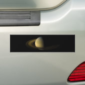Saturn the Zesde Planet van de Zon Bumpersticker (Op auto)
