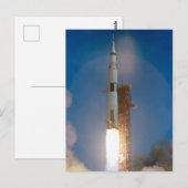 Saturn V Apollo 11 Lancering Briefkaart (Voorkant / Achterkant)
