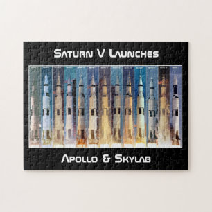 Saturn V Moon Rocket Launches Legpuzzel
