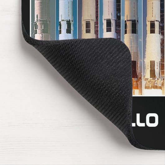 Saturn V Moon Rocket Launches Muismat (Hoek)