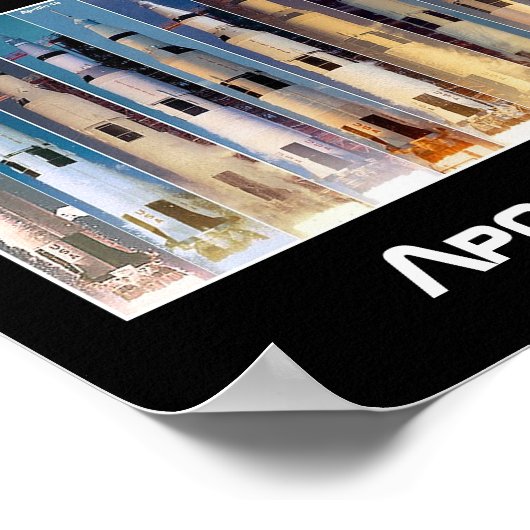 Saturn V Moon Rocket Launches Poster (Hoek)