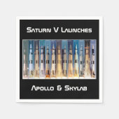 Saturn V Moon Rocket Launches Servet (Voorkant)