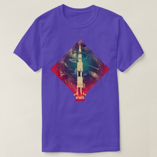 Saturn V Moon Rocket T-shirt (Design voorkant)
