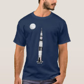 Saturn V-raket, Apollo 11 Moon Landing en Moon: T-shirt (Voorkant)