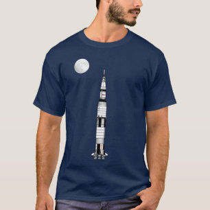 Saturn V-raket, Apollo 11 Moon Landing en Moon: T-shirt