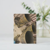 Saturn V Rocket Briefkaart (Staand voorkant)