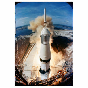 Saturn V Rocket start 1969 Apollo Spacecraft Fotobeeldje Magneet