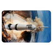 Saturn V Rocket start 1969 Apollo Spacecraft Magneet (Horizontaal)