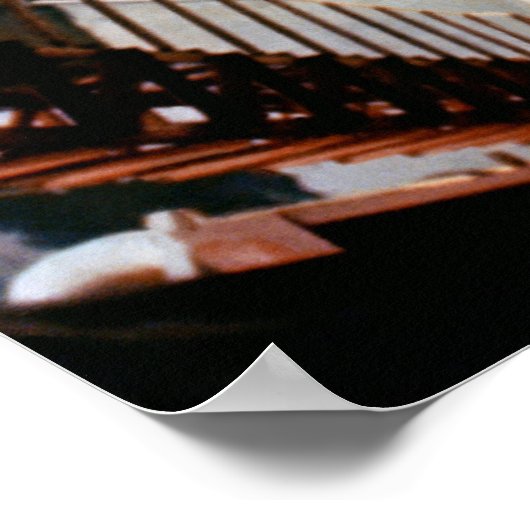 Saturn V Rocket start 1969 Apollo Spacecraft Poster (Hoek)