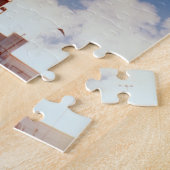 Saturn v start het Skylab Space Station Legpuzzel (Zijkant)