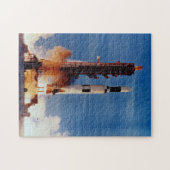 Saturn v start het Skylab Space Station Legpuzzel (Horizontaal)