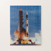 Saturn v start het Skylab Space Station Legpuzzel (Verticaal)