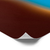 Saturn vijf Ruimteraket Illustratie Poster (Hoek)