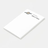 Saturn with Rings Outer Space Personalized Post-it® Notes (Schuin)
