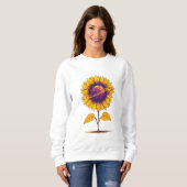 Saturn Zonnebloem Sweatshirt (Voorkant volledig)