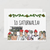 Saturnalia Holiday Briefkaart (Voorkant / Achterkant)