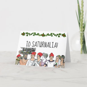 Saturnalia Holiday Kaart