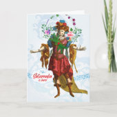 Saturnalia Reveler Greeting Card Kaart (Voorkant)