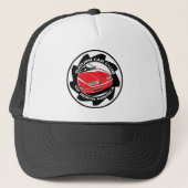 SaturnCarClub LogoSilo.png Trucker Pet (Voorkant)