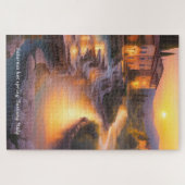 Saturnia Hot Springs Toscane Italië Schilderij Legpuzzel (Horizontaal)