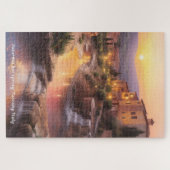 Saturnia Hot Springs Toscane Italië Zonsondergang Legpuzzel (Horizontaal)