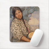 Saturnino Herran Mujer Con Calabaza Mousepad Muismat (Met muis)