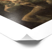 Saturno devorando a su hijo francisco de goya foto afdruk (Hoek)