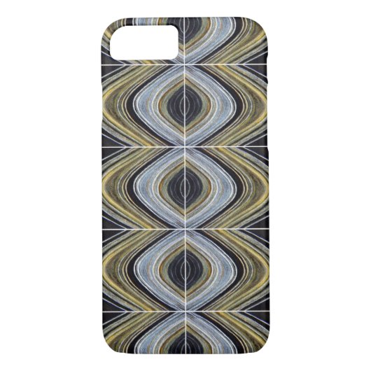 Saturn's Rings iPhone Case - Mirror Afbeelding Des (Achterkant)