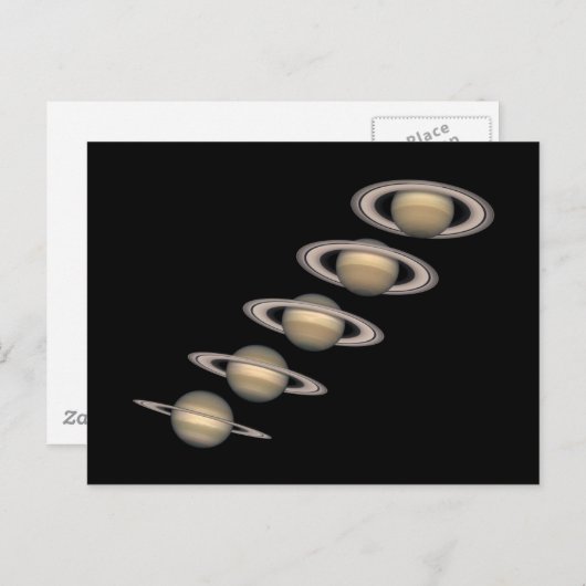 Saturnus's Rings Briefkaart (Voorkant / Achterkant)