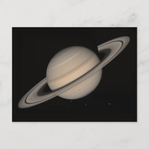 Saturnus bij Voyager 2 Briefkaart