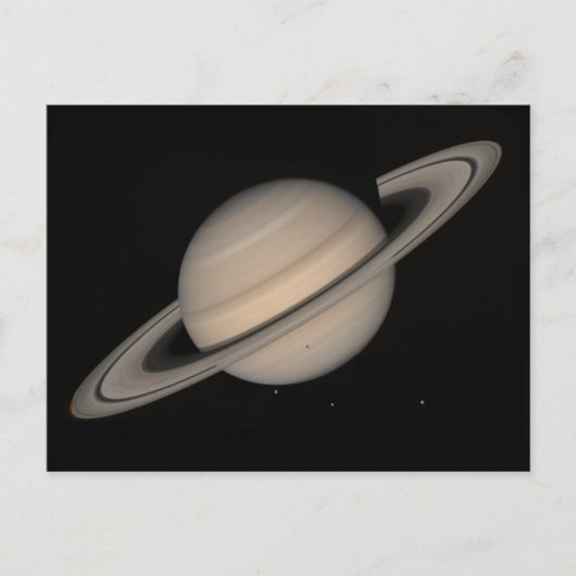 Saturnus bij Voyager 2 Briefkaart (Voorkant)