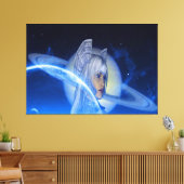 Saturnus Canvas Afdruk (Insitu (Woonkamer))