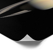 Saturnus — Cassini Orbiter Mozaïek, 2004 Poster (Hoek)