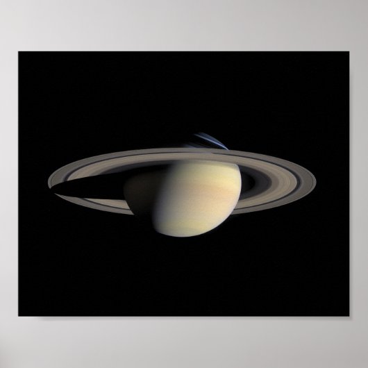 Saturnus — Cassini Orbiter Mozaïek, 2004 Poster (Voorkant)