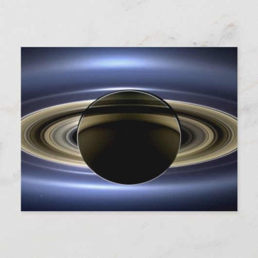 Saturnus - De dag waarop de aarde glimlachte Briefkaart (Voorkant)