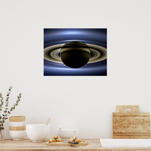 Saturnus - De dag waarop de aarde glimlachte Poster (Keuken)