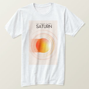 Saturnus - De Geringde Planeet Ruimte Kunst. T-shirt