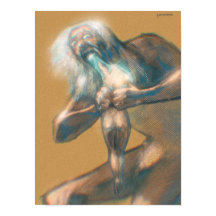 Saturnus die zijn zoon vertrekt?