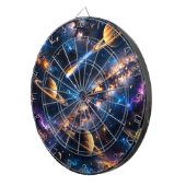 Saturnus en nevel premium dartbord (Voorkant Rechts)