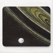 Saturnus en Tethys mousepad Muismat (Voorkant)