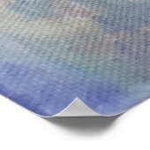 Saturnus en Titan Poster (Hoek)