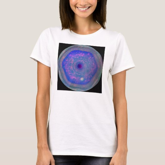 Saturnus Hexagon Storm T-shirt (Voorkant)