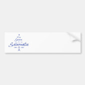 Saturnus houden op Saturnus Bumpersticker (Voorkant)