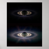 Saturnus in Eclipse 16 x 20 (9 x 11) Poster (Voorkant)