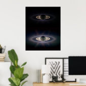 Saturnus in Eclipse 16 x 20 (9 x 11) Poster (Thuiskantoor)
