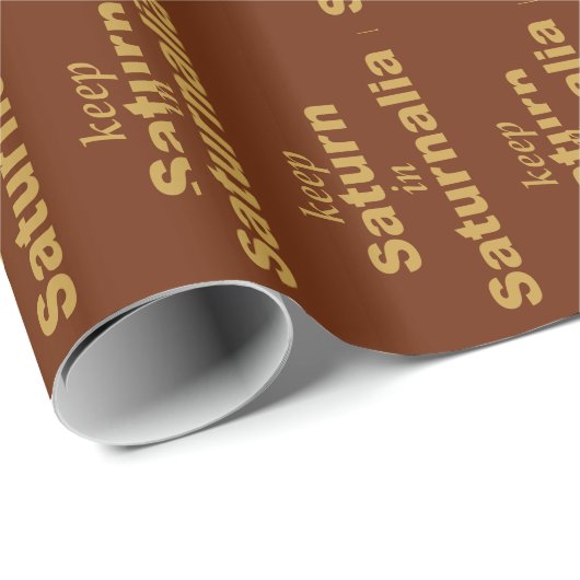 Saturnus in Saturnus Cadeaupapier (Rol Hoek)